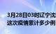 3月28日03时辽宁沈阳疫情情况数据及沈阳这次疫情累计多少例