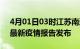 4月01日03时江苏南通疫情情况数据及南通最新疫情报告发布