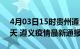 4月03日15时贵州遵义疫情防控最新通知今天 遵义疫情最新通报