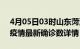 4月05日03时山东菏泽最新疫情状况及菏泽疫情最新确诊数详情