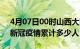 4月07日00时山西大同累计疫情数据及大同新冠疫情累计多少人