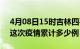 4月08日15时吉林四平疫情最新消息及四平这次疫情累计多少例