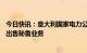 今日快讯：意大利国家电力公司拟29亿美元向中国南方电网出售秘鲁业务