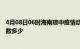 4月08日06时海南琼中疫情动态实时及琼中新冠疫情累计人数多少