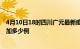 4月10日18时四川广元最新疫情通报今天及广元疫情今天增加多少例