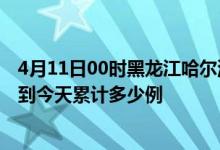 4月11日00时黑龙江哈尔滨最新疫情情况通报及哈尔滨疫情到今天累计多少例