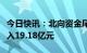 今日快讯：北向资金尾盘明显回流，全天净买入19.18亿元