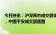 今日快讯：沪深两市成交额连续第18个交易日突破1万亿元，中国平安成交额居首