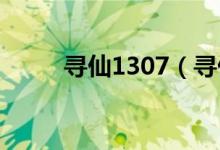 寻仙1307（寻仙703怎么获得啊）