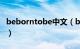 beborntobe中文（beborntobe是什么意思）