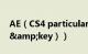 AE（CS4 particular 插件的注册码（name&key））