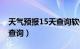 天气预报15天查询软件下载（天气预报15天查询）