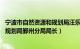 宁波市自然资源和规划局汪乐军（陈建权 宁波市自然资源和规划局鄞州分局局长）