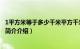 1平方米等于多少千米平方千米（1平方千米等于多少平方米简介介绍）