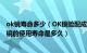 ok镜寿命多少（OK镜验配成本高二手镜片能用吗 角膜塑形镜的使用寿命是多久）