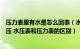 压力表里有水是怎么回事（水表前有个调水压的阀检不了水压 水压表和压力表的区别）