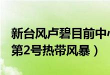 新台风卢碧目前中心位置（台风卢碧 2016年第2号热带风暴）