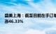 盛美上海：截至目前在手订单总金额为67.96亿元，同比上涨46.33%