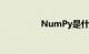 NumPy是什么知识介绍