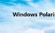 Windows Polaris是什么知识介绍