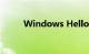 Windows Hello是什么知识介绍