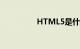 HTML5是什么知识介绍