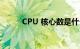 CPU 核心数是什么意思知识介绍