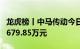 龙虎榜丨中马传动今日跌停，机构合计净卖出679.85万元