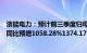 浙能电力：预计前三季度归母净利润52.47亿元66.78亿元，同比预增1058.28%1374.17%