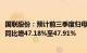 国联股份：预计前三季度归母净利润10.05亿元至10.1亿元，同比增47.18%至47.91%