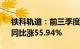 铁科轨道：前三季度归母净利润2.98亿元，同比涨55.94%