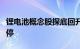 锂电池概念股探底回升，恩捷股份快速拉升涨停