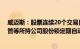 威迈斯：股票连续20个交易日破发，控股股东 实控人及高管等所持公司股份锁定期自动延长6个月