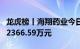 龙虎榜丨海翔药业今日跌停，机构合计净卖出2366.59万元