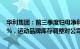 华利集团：前三季度归母净利润22.87亿元，同比减少6.48%，运动品牌库存调整对公司订单产生一定影响