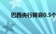 巴西央行降息0.5个百分点至12.25%