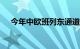 今年中欧班列东通道通行量突破5000列