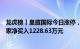 龙虎榜丨皇庭国际今日涨停，知名游资现身龙虎榜，炒股养家净买入1228.63万元