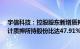 宇信科技：控股股东新增质押2805.178万股公司股份，累计质押所持股份比达47.91%