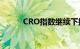 CRO指数继续下探，凯莱英跌停