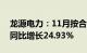 龙源电力：11月按合并报表口径完成发电量同比增长24.93%