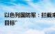 以色列国防军：拦截来自黎巴嫩的“可疑空中目标”