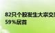 82只个股发生大宗交易，德众汽车溢价率37.59%居首