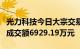 光力科技今日大宗交易折价成交352.81万股，成交额6929.19万元