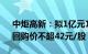 中炬高新：拟1亿元1.5亿元回购公司股份，回购价不超42元/股