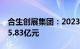 合生创展集团：2023年总合约销售金额约325.83亿元