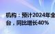 机构：预计2024年全球AI服务器将超160万台，同比增长40%