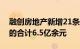 融创房地产新增21条被执行人信息，执行标的合计6.5亿余元