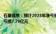 石基信息：预计2023年净亏损6000万1.2亿元，上年同期净亏损7.79亿元