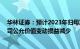 华林证券：预计2023年归母净利润同比下降53%63%，公司公允价值变动损益减少